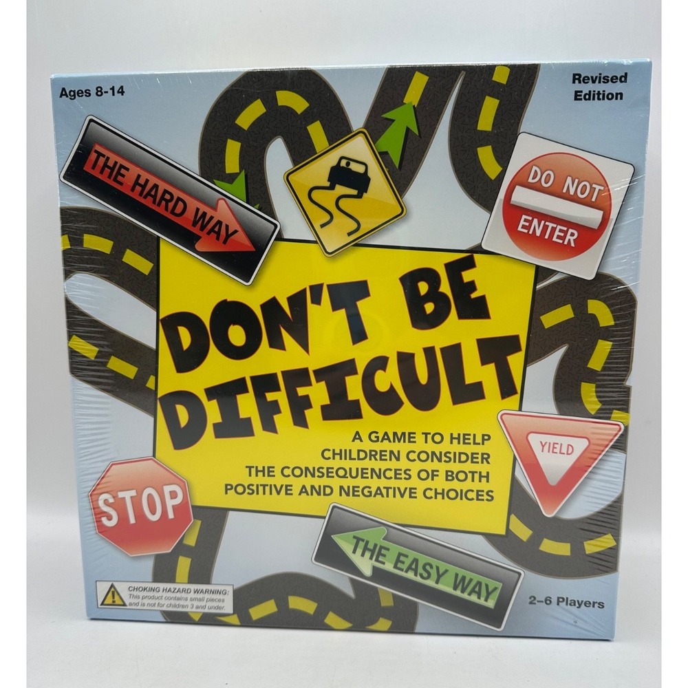 NEW Don't Be Difficult Therapy Game Consequences of Positive & Negative Choices